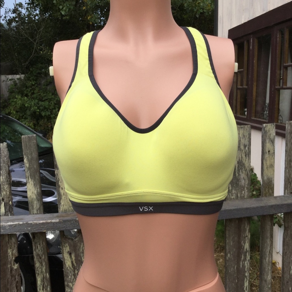 VSX Sport Yellow And Gray Bra